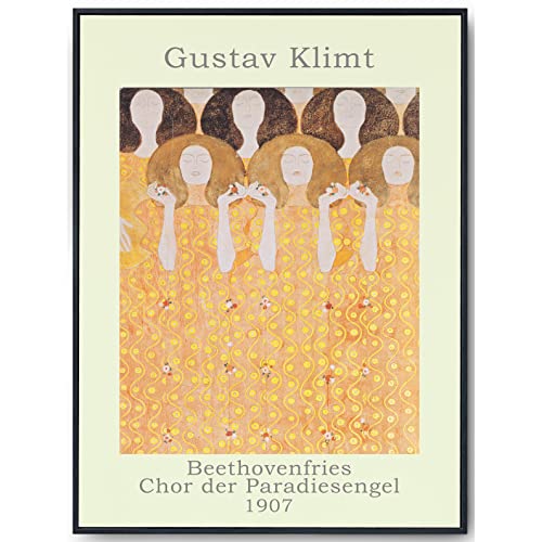 JOPRICO Gustav Klimt Kunstdruck - Beethovenfries - Ausstellungsposter A2 (42x59,4cm) - mattes Galeriepapier von JOPRICO
