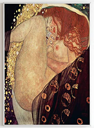JOPRICO Gustav Klimt Poster Kunstdruck - Danae (1907-1908) - Art Nouveau Poster – Kunstdruck in Galeriestandard – berühmte Gemälde Poster – berühmte Bilder Größe 50x70 cm | 20x28 inch von JOPRICO