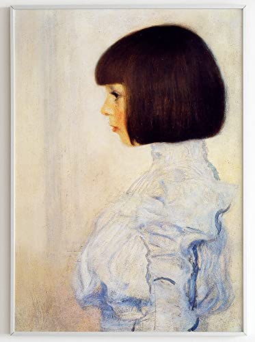 JOPRICO Gustav Klimt Poster Kunstdruck - Portrait von Helene Klimt (1898) - Art Nouveau Poster – Kunstdruck in Galeriestandard – berühmte Gemälde Poster – berühmte Bilder Größe 30x42cm (A3) von JOPRICO