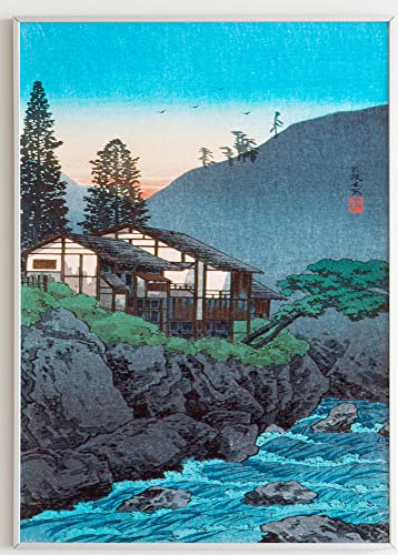 JOPRICO Hakone (1939) von Hiroaki-Takahashi - Japan Poster - Asia Dekoration - Vintage Japan Kunstdruck Größe 50x70 cm | 20x28 inch von JOPRICO