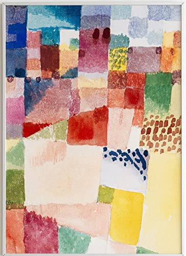 JOPRICO Paul Klee Poster Kunstdruck - Motif from Hammamet (1914) - berühmte Gemälde Impressionismus Kubismus Größe 50x70 cm | 20x28 inch von JOPRICO