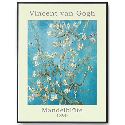 JOPRICO Vincent van Gogh Poster - Mandelblüte - Ausstellungsposter A3 (29,7x42cm) - mattes Galeriepapier von JOPRICO
