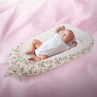 Joyz - Babynest aus Baumwolle, 90x50 cm, Weiß, 2-Teilig, antiallergisch von JOYZ