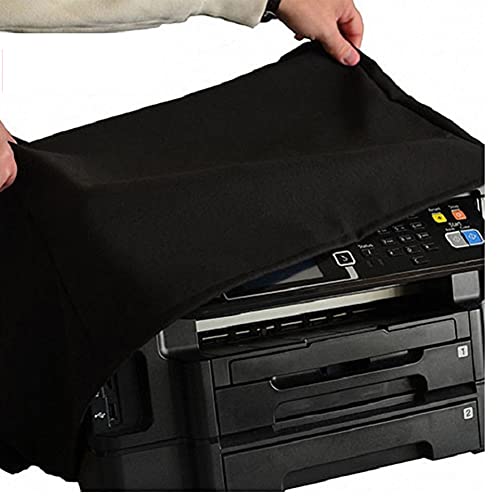 XMZFQ JQDZX Chutzhülle Laserdrucker Drucker, Oxford Wasserdicht, UV-Beständiges, Abdeckung Schutzhülle Staubschutzhaube, Für Laserdrucker Drucker (43 * 43 * 32cm,Black) von XMZFQ