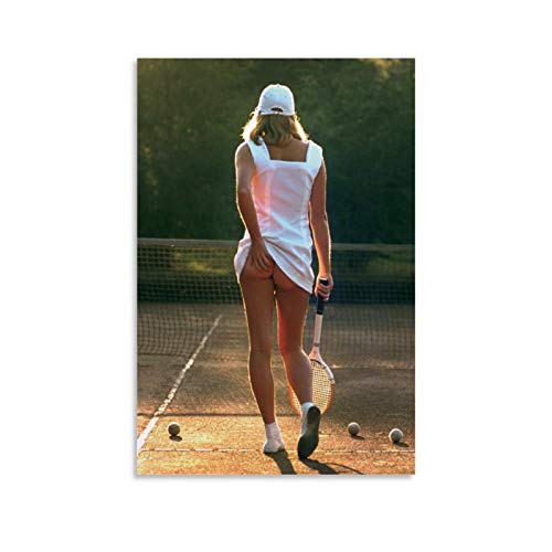 JTYK Hot Girl Poster Tennis Girl Bum Poster Dekorative Malerei Leinwand Wandkunst Wohnzimmer Poster Schlafzimmer Gemälde 40 x 60 cm von JTYK