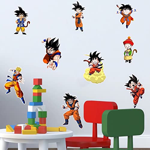 Dragon Ball Wandtattoo Dragon Ball Kinder Wandtattoos Anime Poster Aufkleber, Wandtattoo für Kinder Wandtattoo, Wandtattoo für Kinde (20794) von JUNBAOYYDS