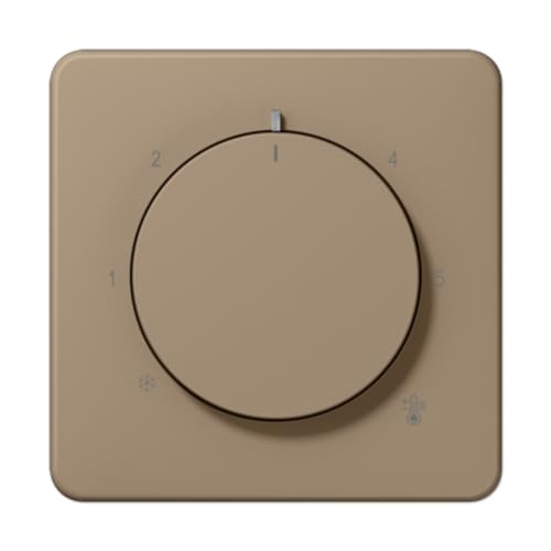 Thermostatplatte CD bronze-gold (Referenz: Jung CD1749BFGB) von JUNG