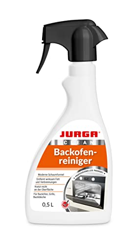 JURGA Backofenreiniger Spray 0,5 L, Fettlöser Küche, Entfernt Fett & Verkrustungen, keine Schlieren & Kratzer von JURGA