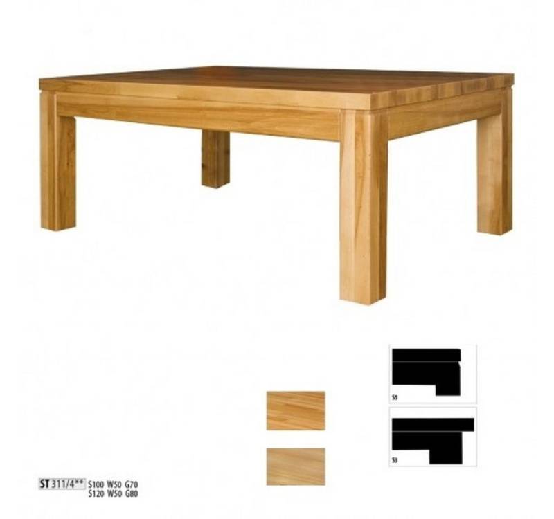 JVmoebel Couchtisch Beistell Tisch Couchtisch Echtes Holz Massive Möbel Eiche Neu Tische von JVmoebel