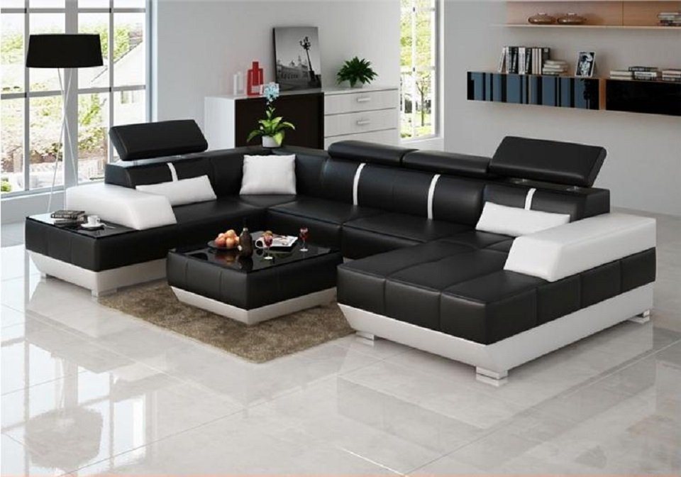 JVmoebel Ecksofa Design Wohnlandschaft U Form big Ecksofa Sofa Couch Polster, Made in Europe von JVmoebel