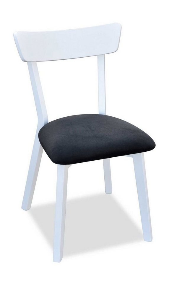JVmoebel Stuhl Stuhl Design Holzstuhl Esszimmerstuhl Luxus Holz Weiß Möbel Stühle Neu (1 St) von JVmoebel