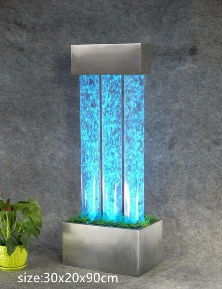 JVmoebel Trennwandplatten, Wassersäule Wasserwand Brunnen Led Beleuchtung Wasserspiel von JVmoebel