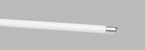 JalousieCrew 2 Stck. Klemmstange Pinn Farbe weiß - Länge 25 bis 115 cm - Scheibenstange ohne zu Bohren Klebepads (100-115 cm) von JalousieCrew