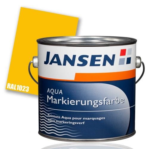 Jansen Aqua Markierungsfarbe gelb ca. RAL 1023 2,5l von Jansen