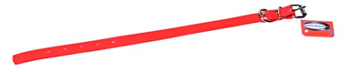 JANUEL - Hundehalsband, Biothane, Länge 45 cm x Breite 18 mm, Orange von januel