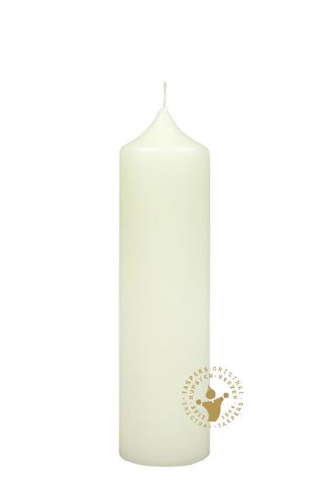 Jaspers Kerzen Stumpenkerze Kaminkerzen elfenbein 300 x 80 mm, 1 Stück von Jaspers Kerzen