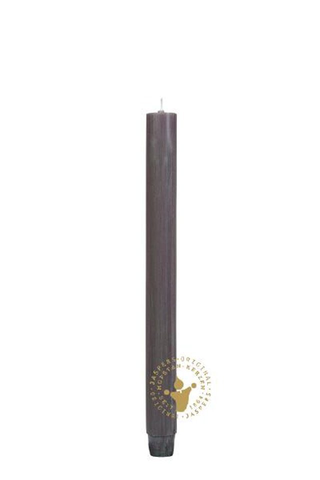 Jaspers Kerzen Formkerze Flachkopf-Stabkerzen grafit 290 x 26 mm, 1 Stück von Jaspers Kerzen