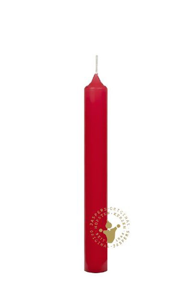 Jaspers Kerzen Tafelkerze Kronenkerzen rot 175 x 22 mm, 10 Stück von Jaspers Kerzen