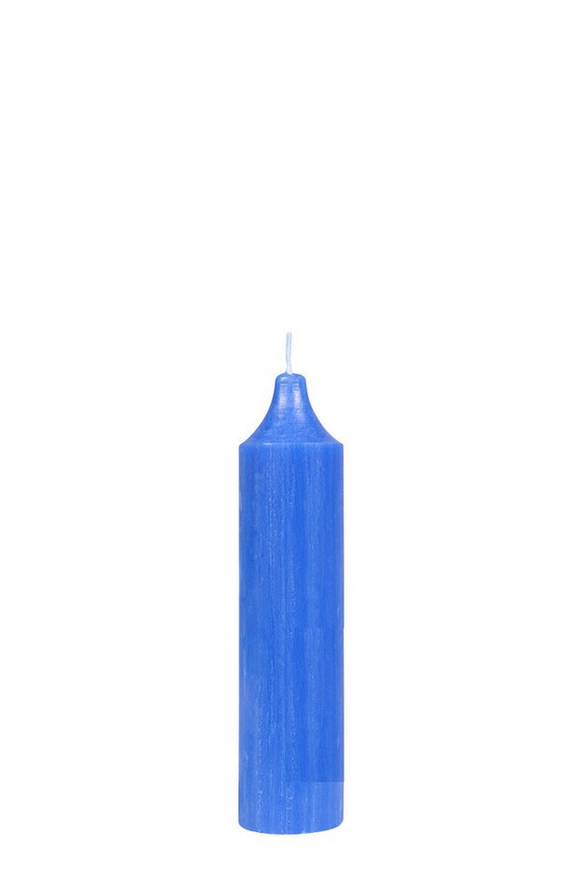 Jaspers Kerzen Rustic-Kerze Stabkerzen enzianblau Ø 40 x 170 mm, 1 Stück von Jaspers Kerzen