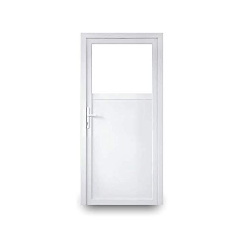 EcoLine Nebentür - Nebeneingangstür - Tür - 2-Fach, 1/3 Glas, 2/3 Füllung, außenöffnend innen weiß/außen: weiß BxH: 1000 x 1900 mm DIN Rechts von JeCo