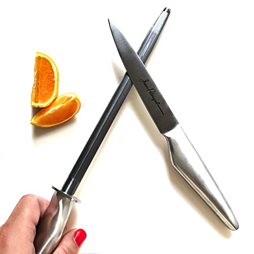 Edelstahl Messerschärfer - 8 Zoll | Hergestellt aus professionellem Qualitätsstahl zum schnellen und effizienten Schärfen Von Jean-Patrique von Jean-Patrique