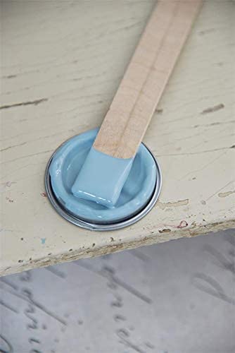Jeanne d'Arc Living Vintage Paint Kreidefarbe 100 ml/3,4oz Chalk Kalkfarbe JDL 100% natürliche Möbelfarbe - einfache Handhabung (Dusty Blue) von Jeanne d´Arc living