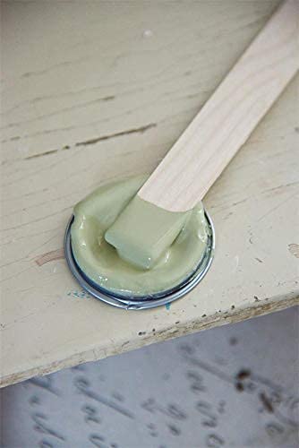 Jeanne d'Arc Living Vintage Paint Kreidefarbe 100 ml/3,4oz Chalk Kalkfarbe JDL 100% natürliche Möbelfarbe - einfache Handhabung (Moos Green) von Jeanne d´Arc living