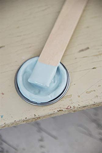 Jeanne d'Arc Living Vintage Paint Kreidefarbe 100 ml/3,4oz Chalk Kalkfarbe JDL 100% natürliche Möbelfarbe - einfache Handhabung (Powder Blue) von Jeanne d´Arc living