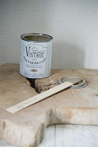 Jeanne d'Arc Living Vintage Paint Kreidefarbe 700 ml/23,6oz Chalk Kalkfarbe JDL Malen (Soft Beige) von Jeanne d´Arc living