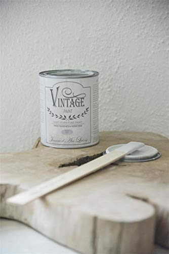 Jeanne d'Arc Living Vintage Paint Kreidefarbe 700 ml/23,6oz Chalk Kalkfarbe JDL Malen (Warm Cream) von Jeanne d´Arc living