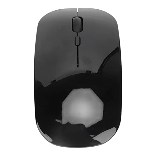 Kabellose Maus, 2,4 G Kabellose BT 5.0 Optische Bluetooth-Maus mit USB-Nano-Empfänger, 3 DPI-Stufen, Leise, Ultraflache, Klassische Computermaus für Notebook, PC, Laptop, Computer(Schwarz) von Jectse