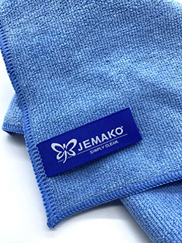 Jemako 4er Set, 2 x Profituch 40 x 45 + 2 x Trockentuch 45 x 60,+ Bast 50gr. blau von Jemako