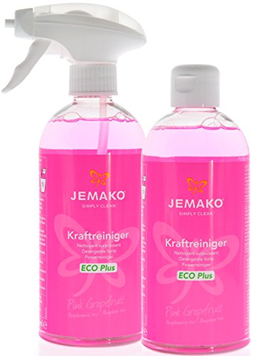Jemako Kraftreiniger Pink Grapefruit (2 Flaschen á 500 ml) inkl. Schaumpumpe von Jemako
