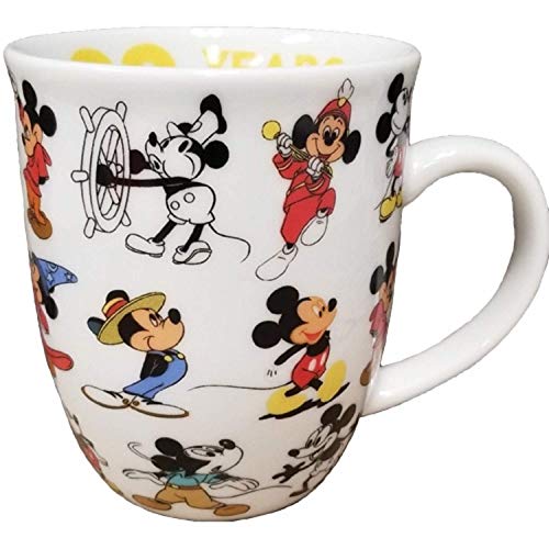 Jerry Leigh disney porzellantasse zum 90. geburtstag mickey celebration, 473 ml Mehrfarbig One Size von Jerry Leigh