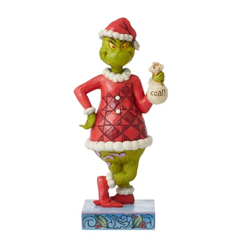 The Grinch By Jim Shore Grinch With Bag Of Coal Figurine von Enesco