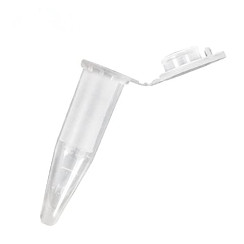 JinYu Zentrifugenröhrchen, untere Spitze, transparent, Kunststoff, Reagenzglas, 1,5 ml/30 Stück von JinYu