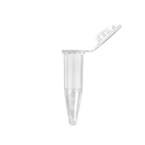 JinYu Zentrifugenröhrchen, untere Spitze, transparent, Kunststoff-Reagenzglas, 0,5 ml/30 Stück von JinYu