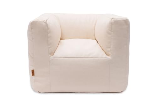 Jollein Sitzsack, Baumwolle, Beige, 40x46x37 cm von Jollein