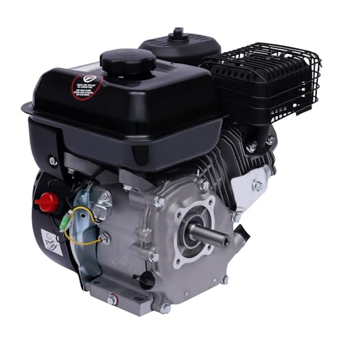 Benzinmotor, 7,5 PS 4-Takt-Benzinmotor, Stationärmotor, Go-Kart-Motor, Einzylindermotor, Industriemotor, luftgekühlt, 5,1 kW 3.6L. (Schwarz) von Jolre
