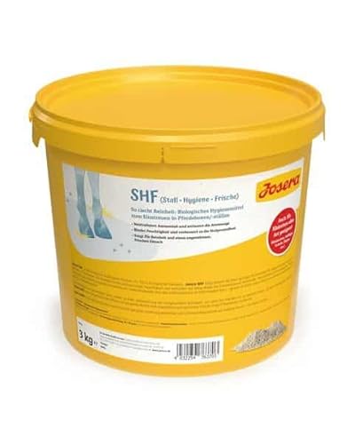 Josera Pferd SHF (Stall, Hygiene, Frische) | 3 kg | Eimer Biologisches Hygienemittel zum Einstreuen in Pferdeboxen/-ställen von Josera