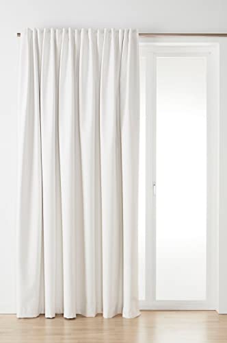 Jotex Ridå Multifunktionsgardine - Verdunkelungsvorhang extra breit, 100% Polyester (1er Pack) - Naturweiß, 220 cm von JOTEX