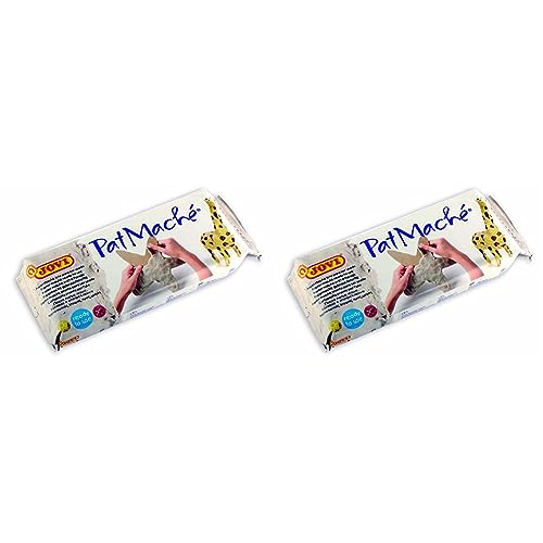 Jovi Pappmaché, gebrauchsfertige Papiermasse zum Modellieren, lufttrocknend, 1 Packung mit 680 g (Packung mit 2) von Jovi