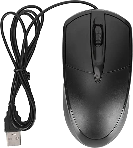 Joysong Kabelgebundene Maus, tragbare ergonomische kabelgebundene USB PC-Maus, Unterstützung für Win XP / 7/8 / 10 / Laptop/Computer, Plug and Play von Joysong