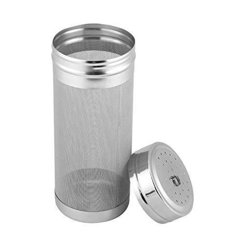 Bier Brauen Filter, Hop Strainer Dry Hopper Filter Micron Mesh Beer Korb Keg 300 Mikron Edelstahl Bierbraufilter Homebrew Hopfen Sieb Tee Wasserkocher Brew Filterpatrone für Hausgemachten Home Coffee von Joyzan