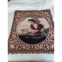 Vintage Gewebte Decke, Sofa Picknickdecke, Wandbehang, Bettdecke, Dekoration, Geschenkidee von Judycollections