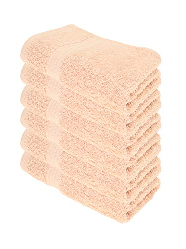 Julie Julsen® Bio Handtuch-Set, 6 Handtücher in 32 Farben erhältlich weich und saugstark Pastell Rosa 50x100 cm von Julie Julsen