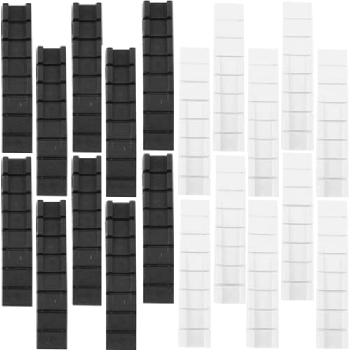 20 Stück Möbel-Nivellierscheiben Kunststoff Tischscheiben Bett Unterlegscheiben Toilette Unterlegscheiben Möbel Nivellierer Bett Unterlegscheiben Heimwerker DIY Keilnivellierer, 20 x 10 x 2 (1312) von Juliyeh