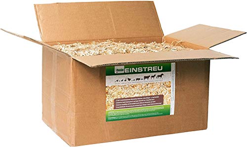 Kleintier-Einstreu Häckselgut Häcksel aus Miscanthus/Elefantengras für Hasen Kaninchen Maus Vogel Meerschweinchen - Kleintierstreu/Hamsterstreu statt Stroh- u. Hobelspäne für Käfig & Stall (2X 20l) von Jumbogras