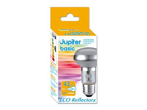 Jupiter Reflektorlampe Basic Eco 42 W R63 E27 CJ, Schwarz, Standard von Jupiter