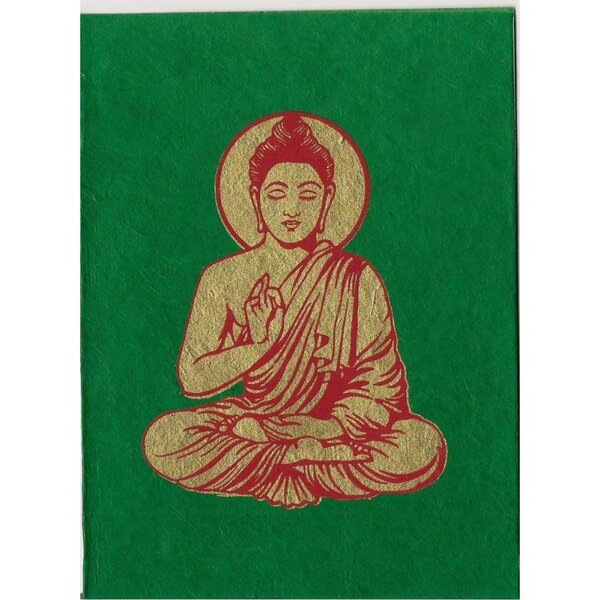 Just Be Briefkarte Buddha von Just Be